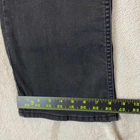 Lee Women's Jeans Size 14P Regular Fit Bootcut Mid-Rise Black Denim Casual Y2K - Picture 4 of 13